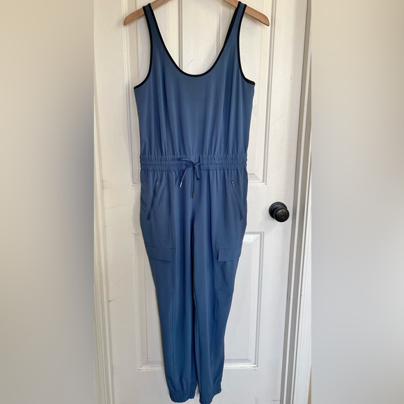 Athleta Unbound Jumpsuit Blue Size Small - Picture 6 of 14